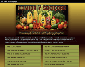 Group of fruits and vegetables smiling